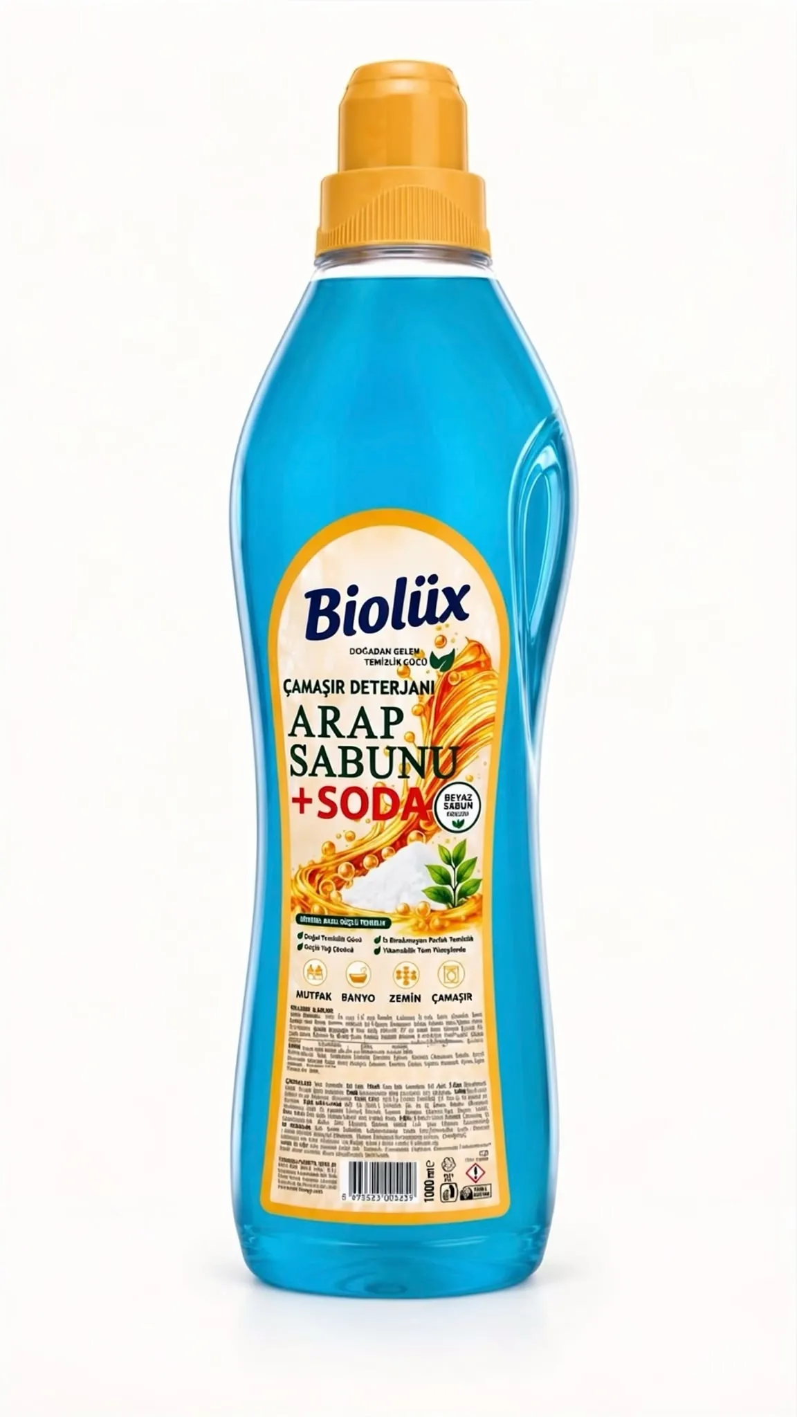 NEWBİOLÜX ÇAMAŞIR DETERJANI ARAPSABUN+SODA ETKİLİ