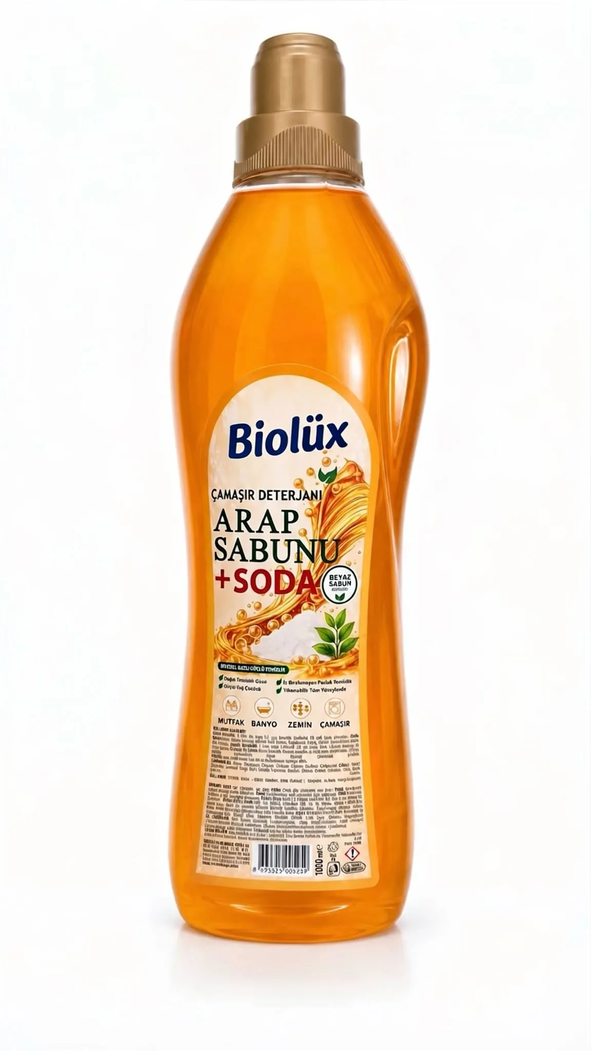 NEWBİOLÜX ÇAMAŞIR DETERJANI ARAPSABUN+SODA ETKİLİ