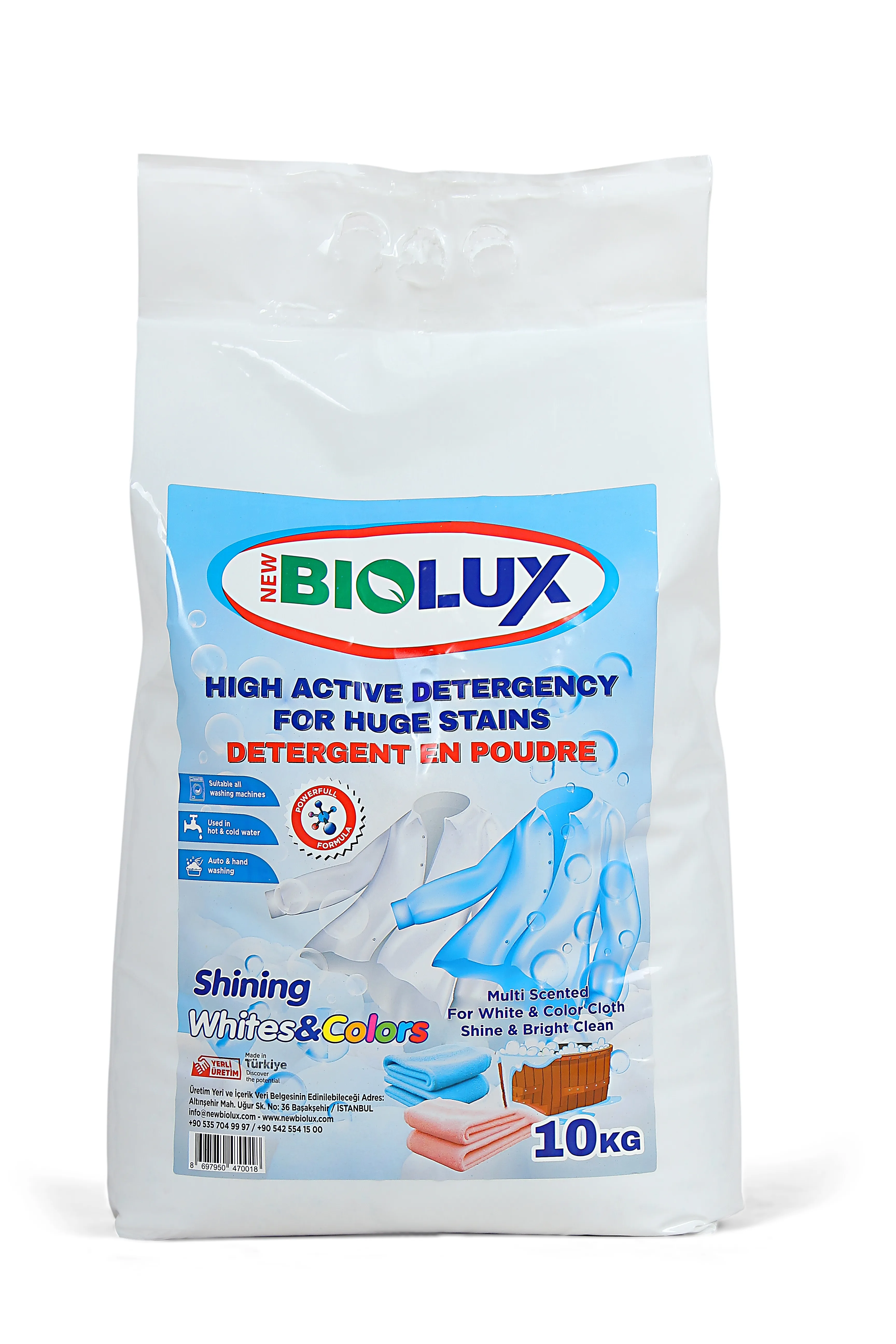 10 kg biolüx toz deterjan